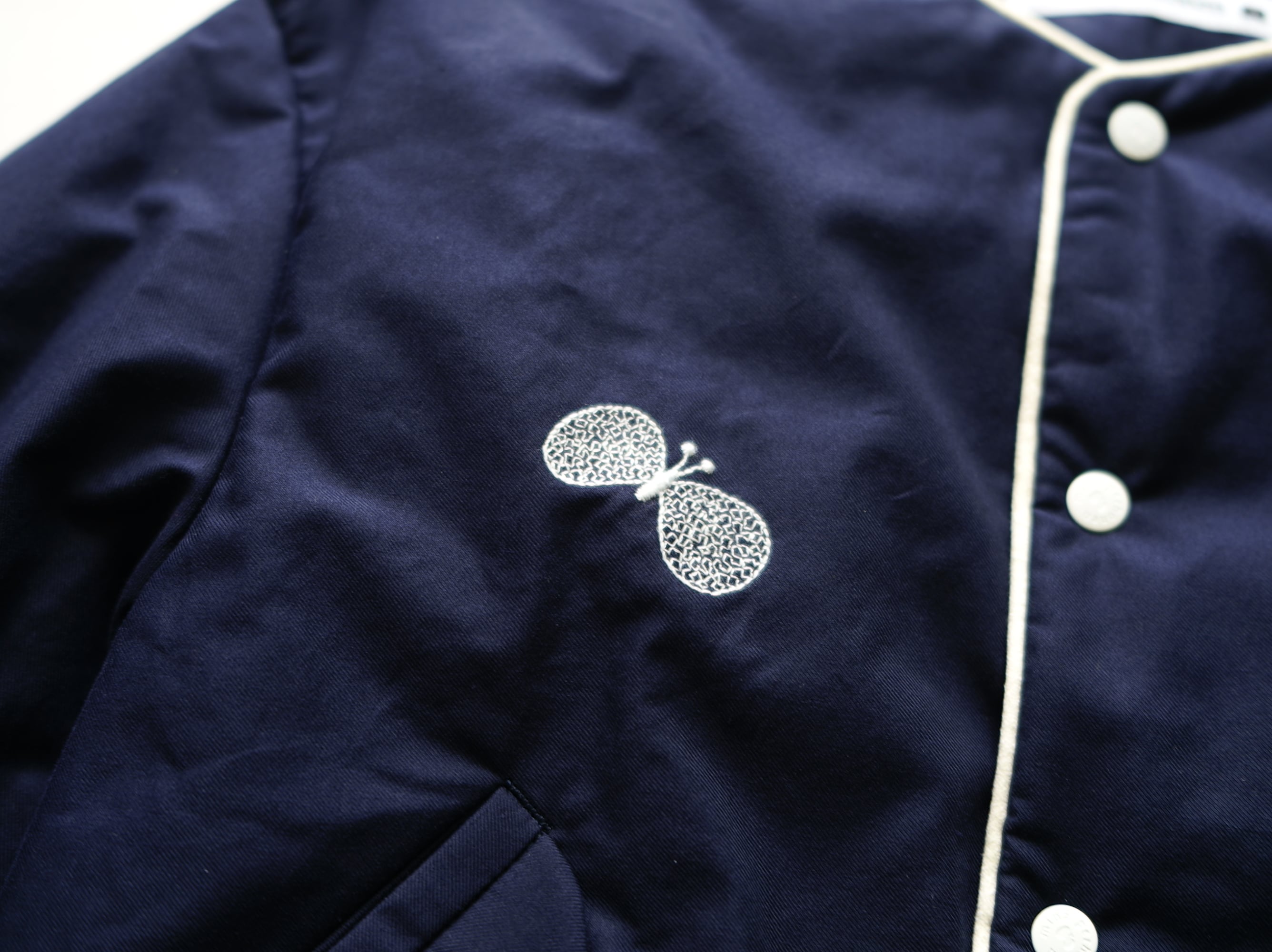 mina perhonen マルチケット　choucho mina perhonen 26AW 〉 choucho “コート” / AEA2080PB / navy / 90