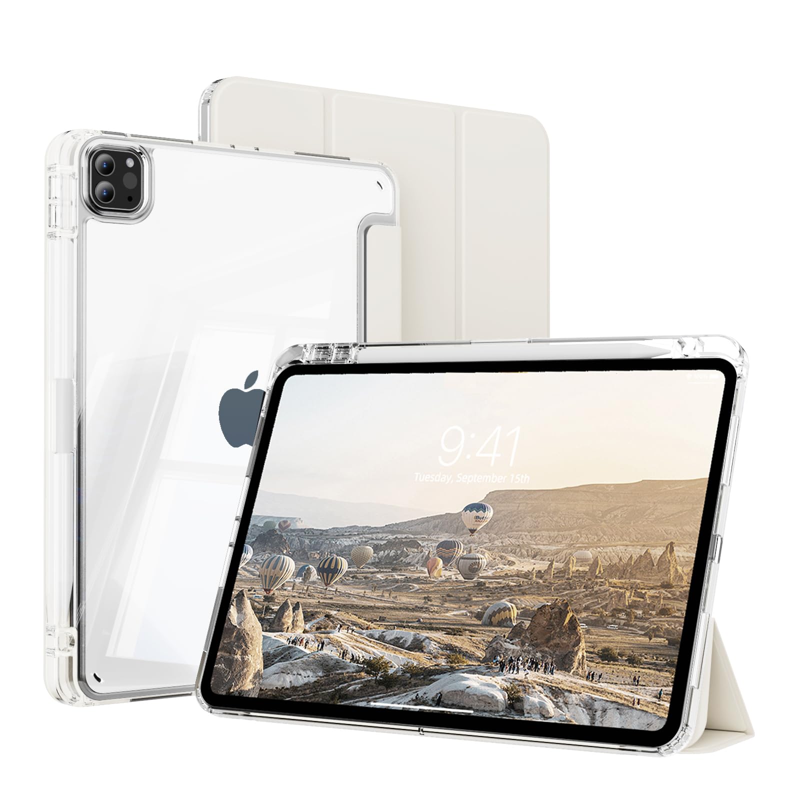 KenKe iPad Air 13インチ ケース M4/M3/M2 2026/2025/2024 iPad Pro 12.9インチ 第6世代/第5世代