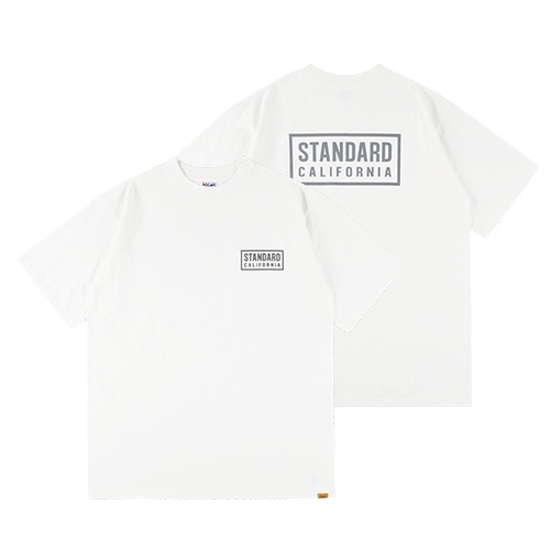 STANDARD CALIFORNIA スタンダードカリフォルニア SD Heavyweight Box Logo Tシャツ ホワイト