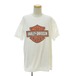 HARLEY DAVIDSON / ハーレーダビッドソン00s Rossiter's エンブレムロゴ半袖Tシャツ