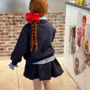 秋ワンちゃんロゴフェイクレイヤードトレーナーセット