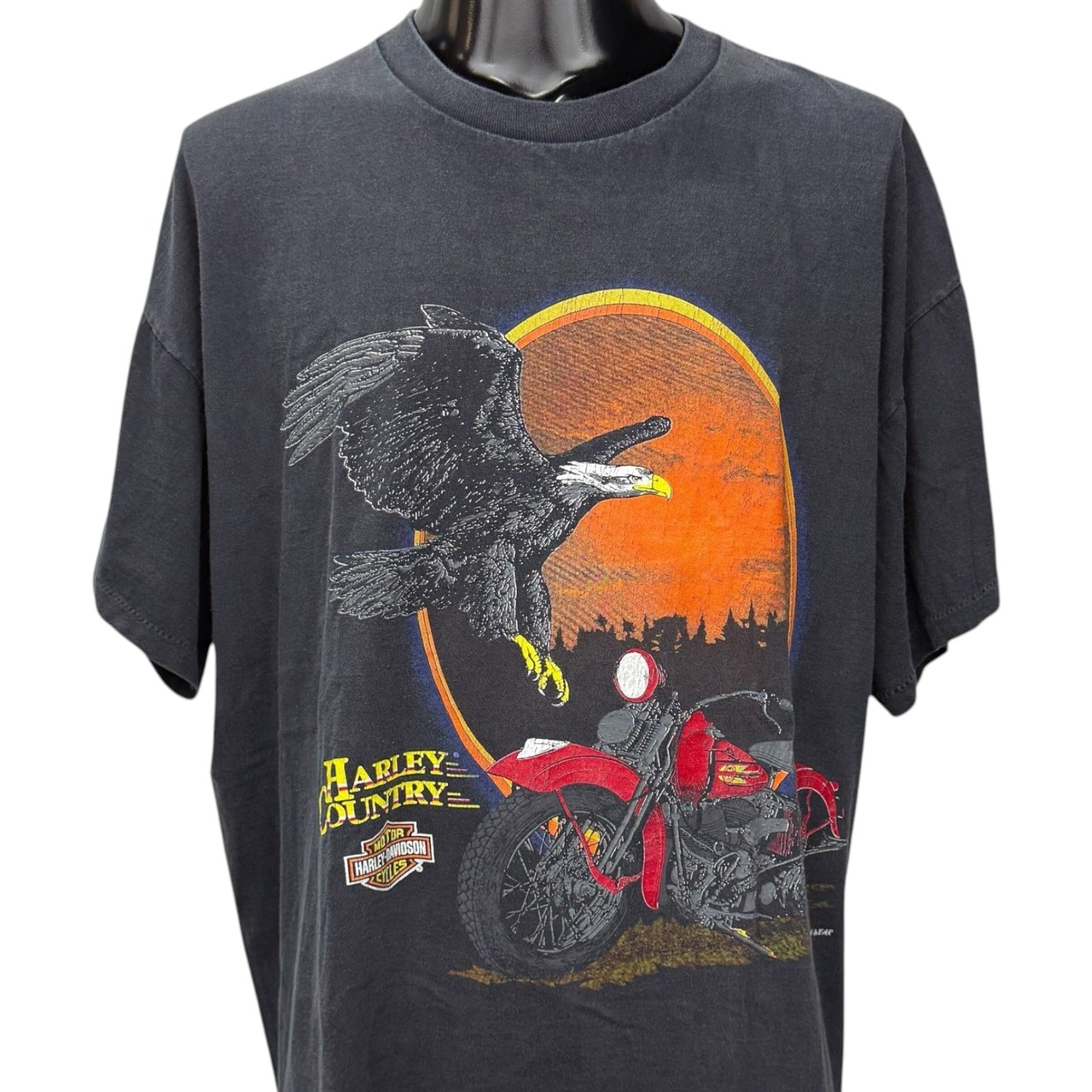 【HARLEY-DAVIDSON】ハーレーダビッドソン "HARLEY COUNTRY" 90's Vintage Tシャツ