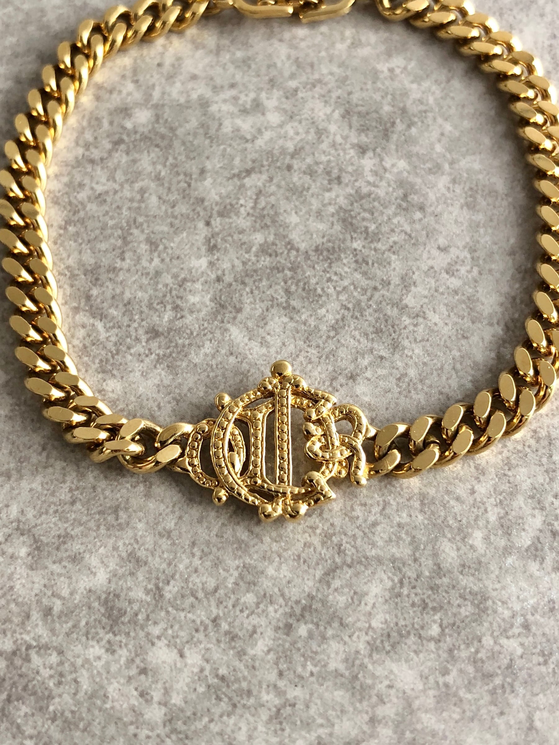 新品✨クリスチャンディオール ゴールド チェーン 喜平 ブレスレット Christian Dior クリスチャン ディオール ブレスレット ゴールド DIOR