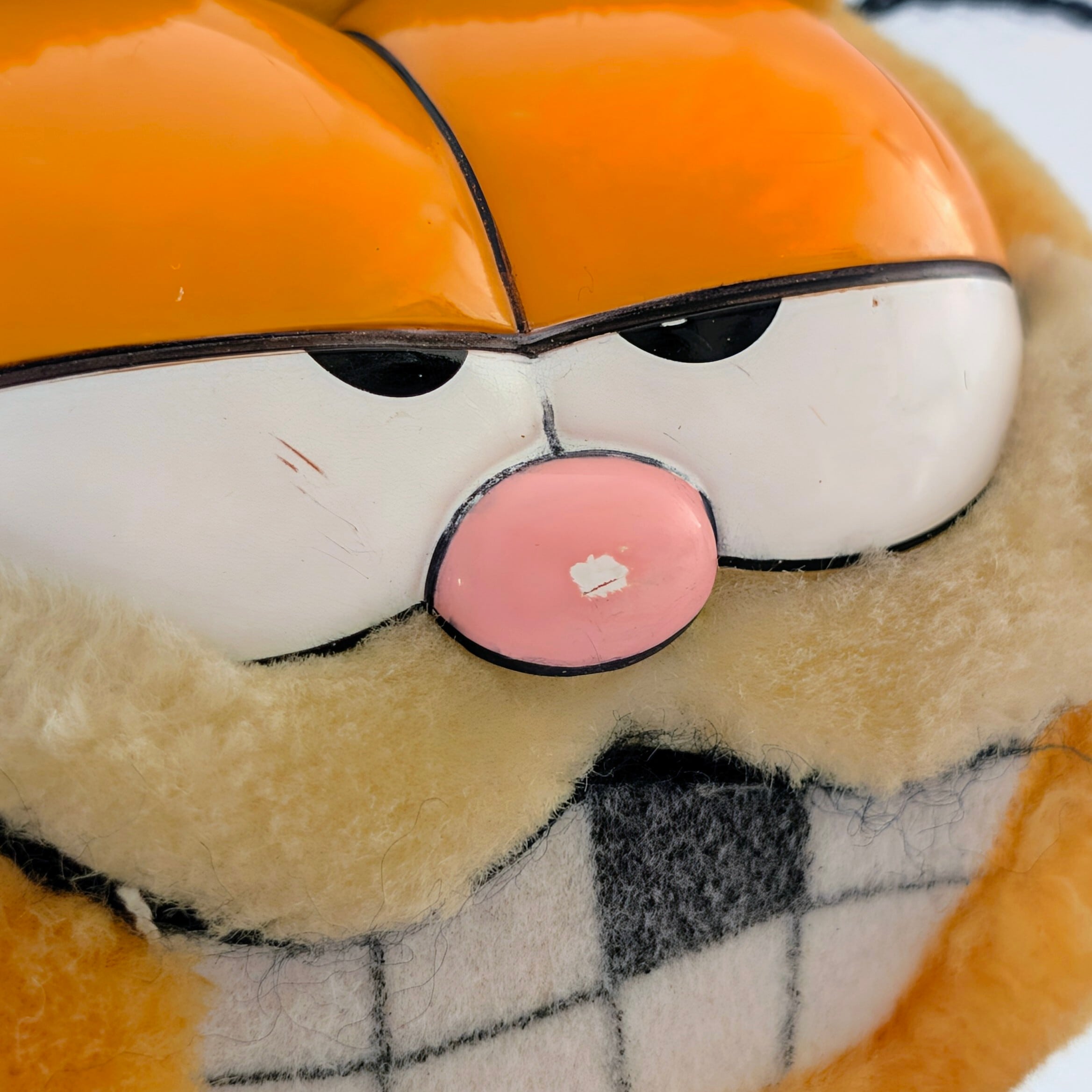 ☆ VINTAGE 1980年代初期 ☆【 Garfield ( ガーフィールド ) 】『 boxer ボクサーガーフィールド 』【A】ぬいぐるみ プラッシュ plush 1980年代年製 〚アメリカン雑貨 アメトイ〛