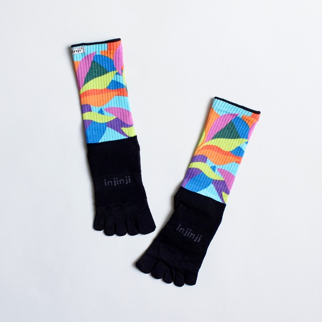 injinji（インジンジ）スペクトラム トレイルミッドウェイトクルー  -バージャー (VDU)　ランニング 5本指ソックス 　