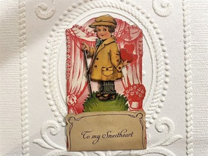 【GPG019】【Valentine】antique card /display goods