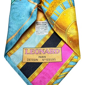 LEONARD silk tie