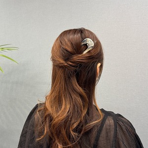 RE:LIGHT マーブル柄U字コーム【再生プラスチック】