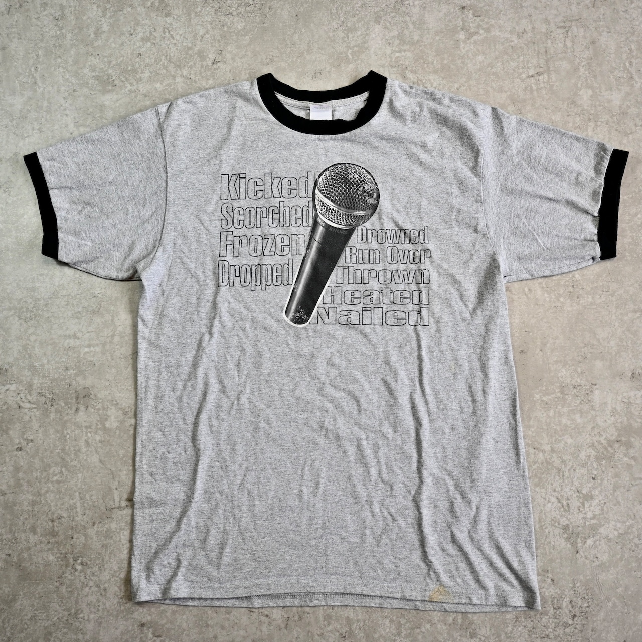 [M1456] Vintage 1990's  SHURE SM58 マイク リンガー Tシャツ  オフィシャル