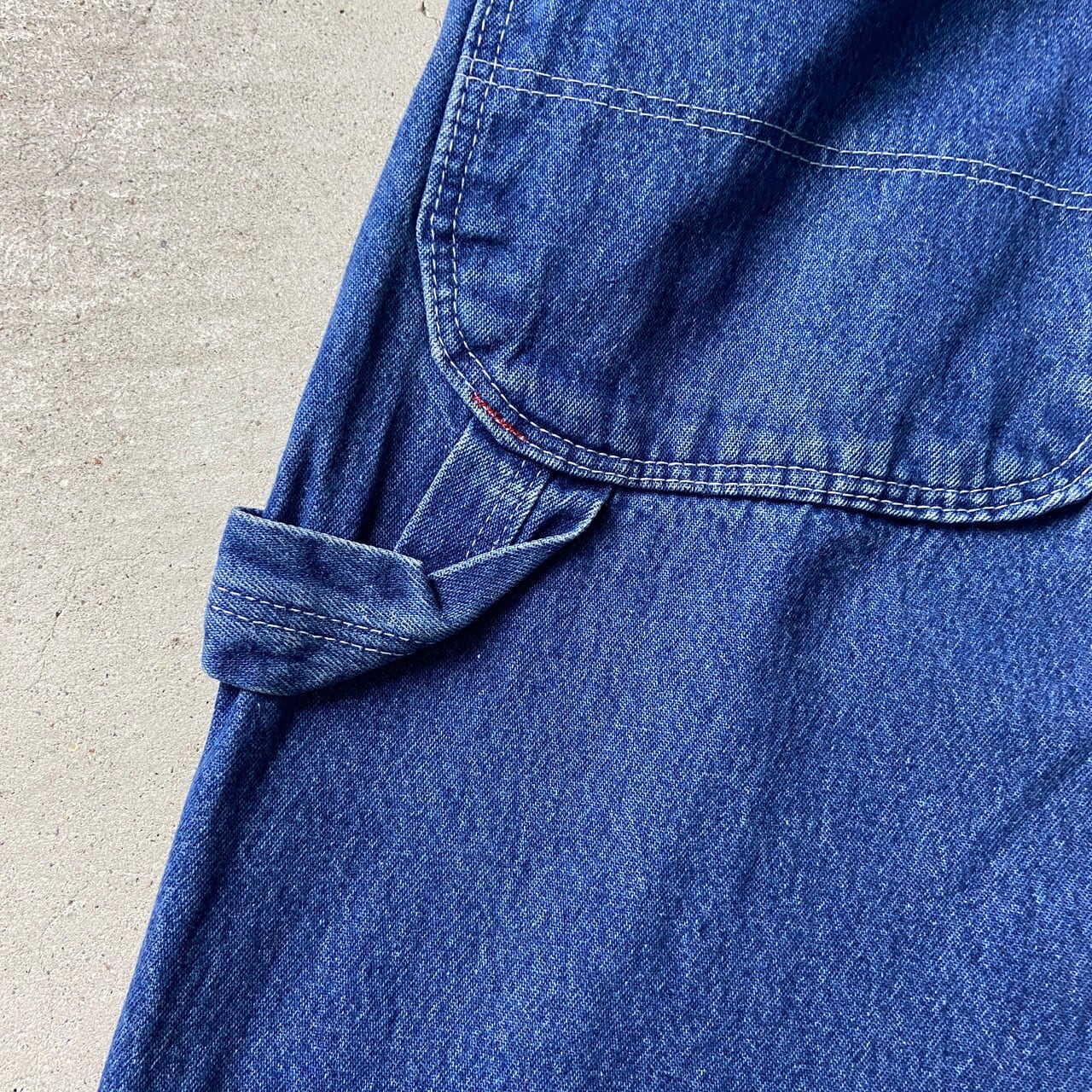 90年代 Dickies USA製 ディッキーズ デニム オーバーオール メンズW32