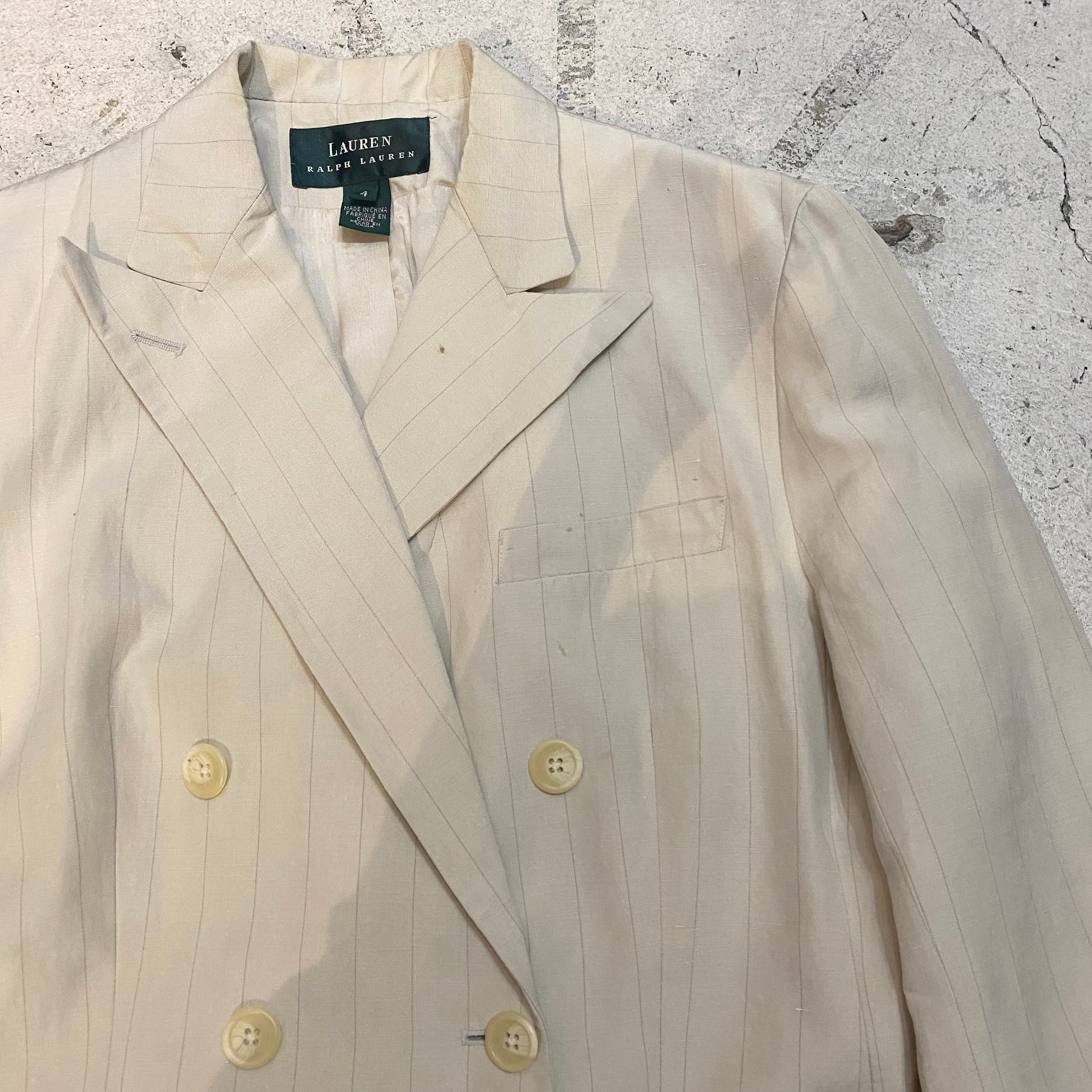 Ralph Lauren / ラルフローレン ストライプ柄 テーラード Ralph Lauren / ラルフローレン ストライプ柄 テーラード