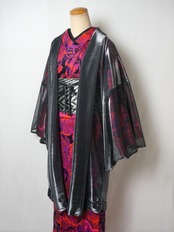 【即納品】Rumi Rock羽織　オーロラ　シルバー　[ B1029 B1030]
