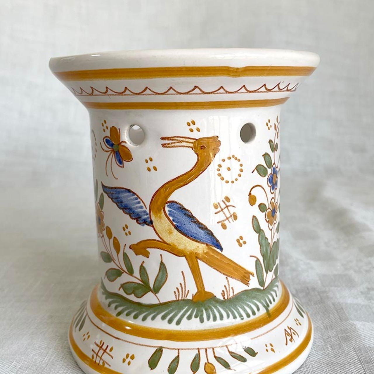 ティザニエール　ティーウォーマー　キャンドルトレー付き　ムスティエ　ポットなし 12kwdd19