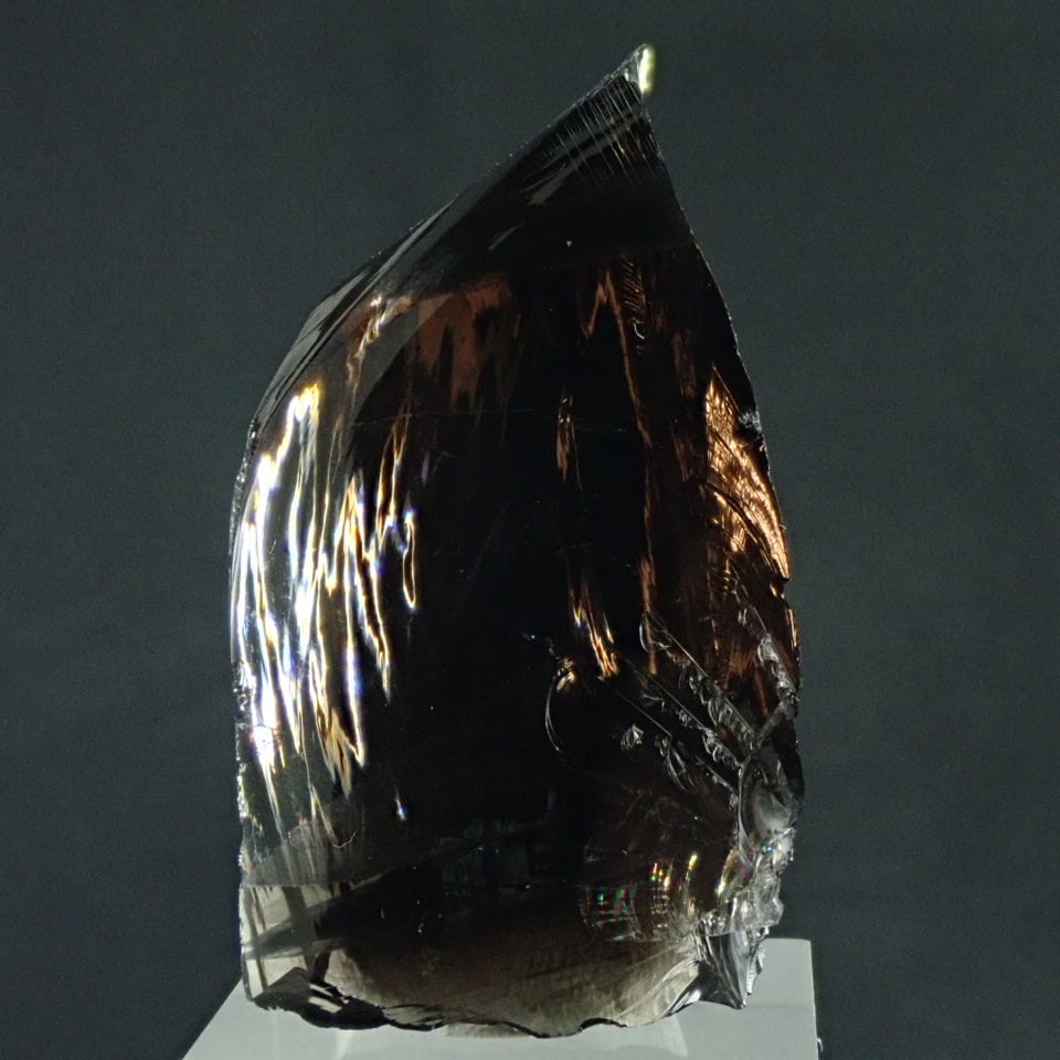 オブシディアン-ブルー原石黒曜石碧色石器 材料