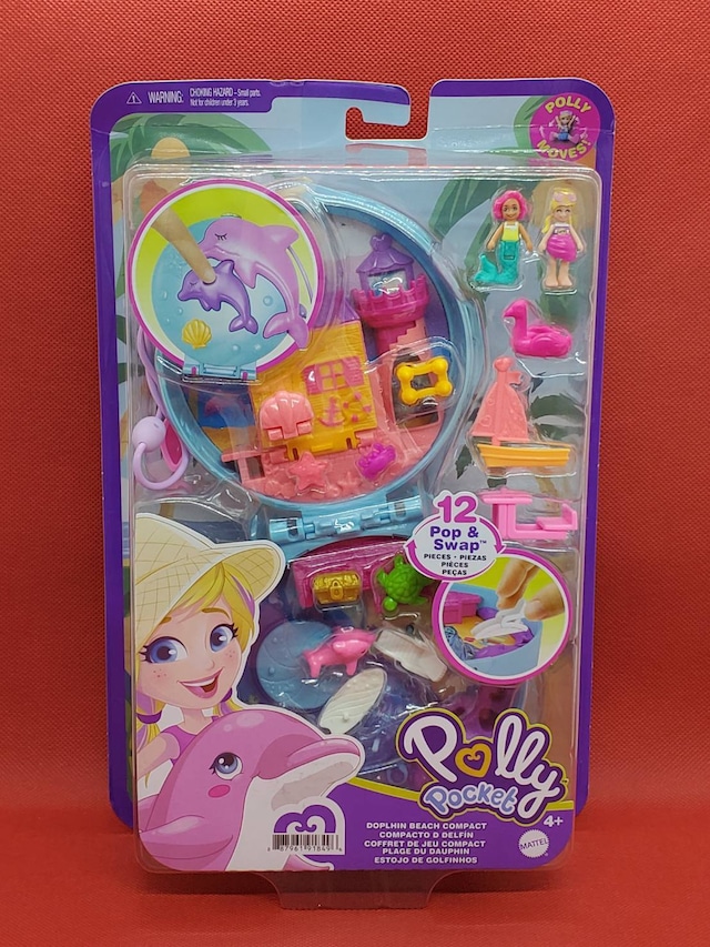 Pollypocket Big Pocket World Dolphin Beach