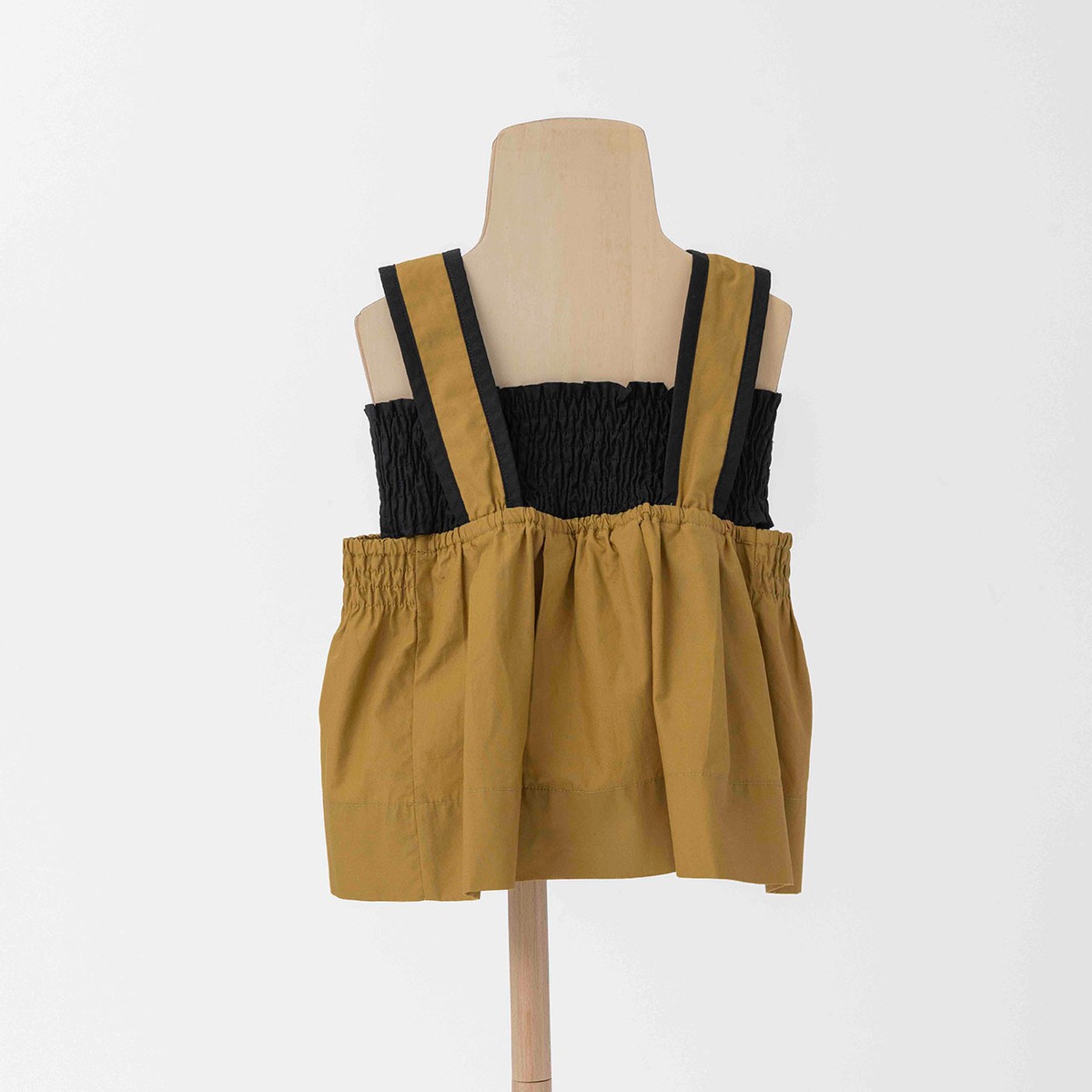 folk made / bicolor shirring tops M/L F23SS-015 | YAOYA 