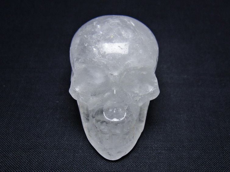 水晶 ドクロ スカル 置物 一点物 145-1788 | 天然石・パワーストーンの