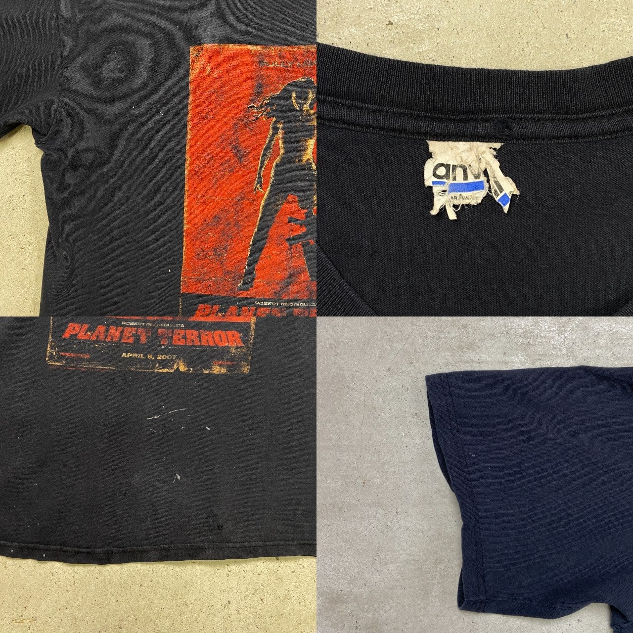 00年代 PLANET TERROR プラネット テラー ムービープリントTシャツ 