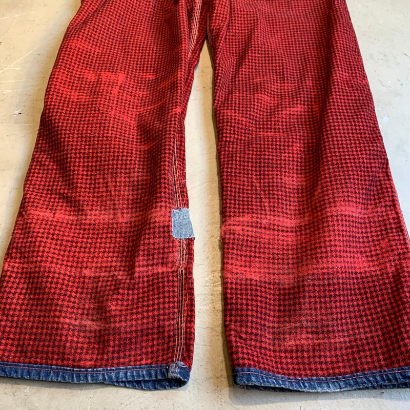 50's BLUE HORSESHOE BRAND デニムペインターパンツ 裏ネル ワーク