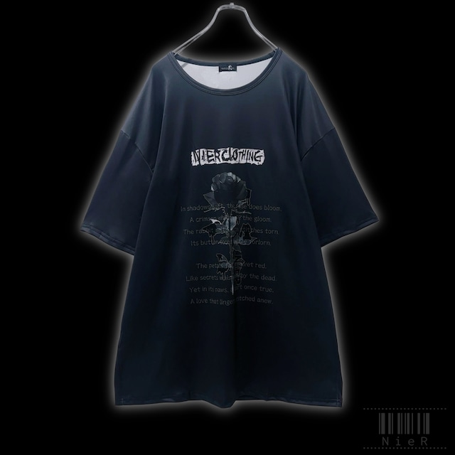 UNISEX HALF SLEEVE CUTSEW【ROSE】  UNISEX HALF SLEEVE CUTSEW【ROSE】