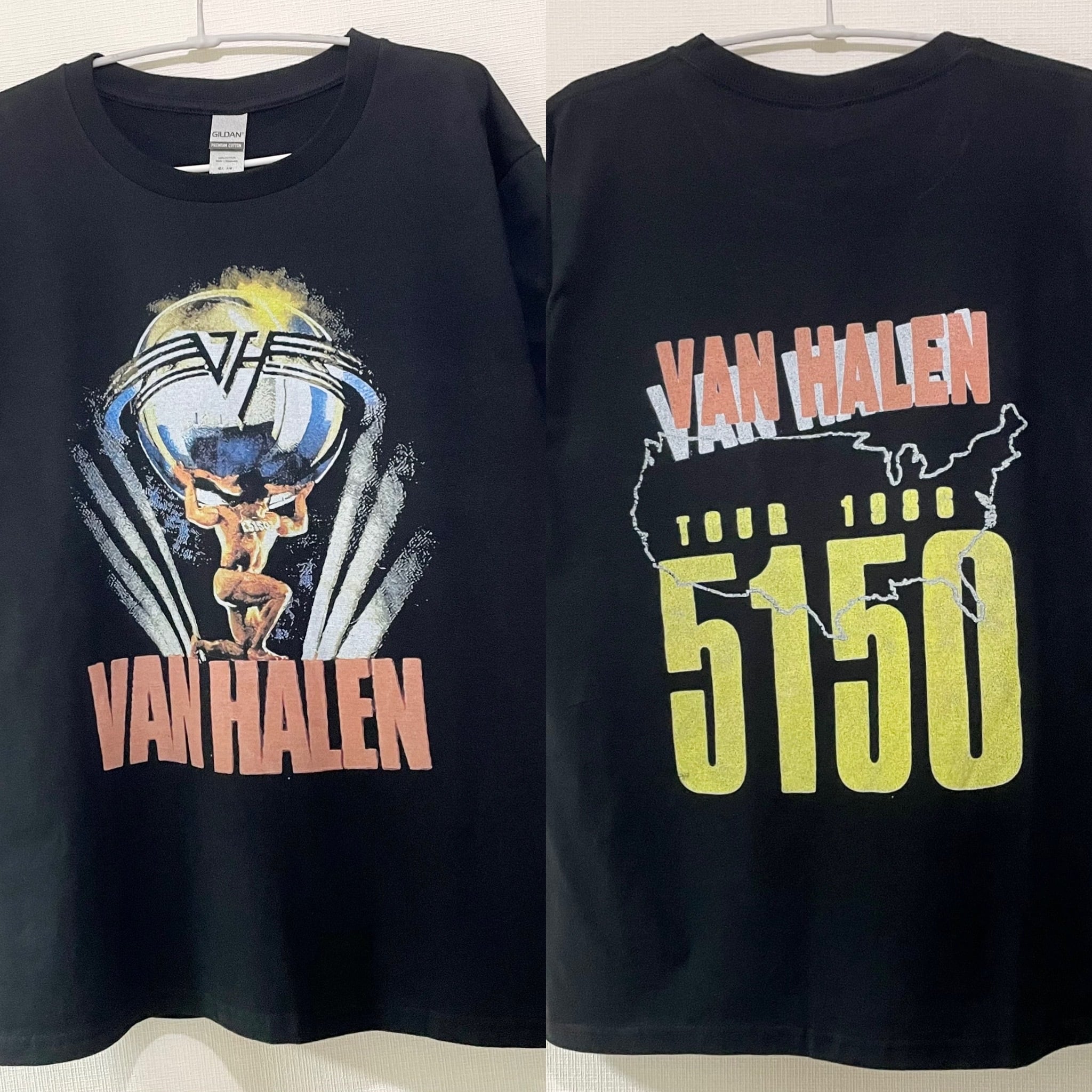 VAN HALEN Tシャツ ツアーTシャツ バンドTシャツ バンT ヴァン ...