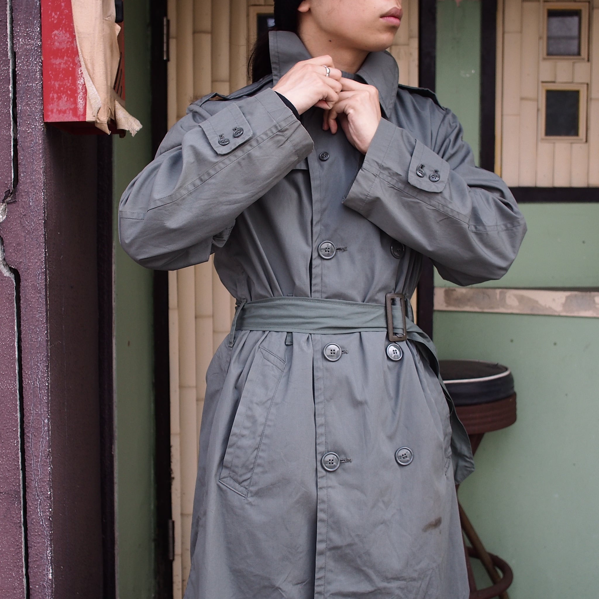 60s U.S.Army Trench Coat アーミートレンチ-