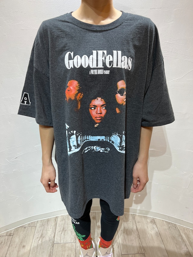FOR THE HOMIES/フォーザホーミーズ　The Fugees 　チャコールグレー　TEE