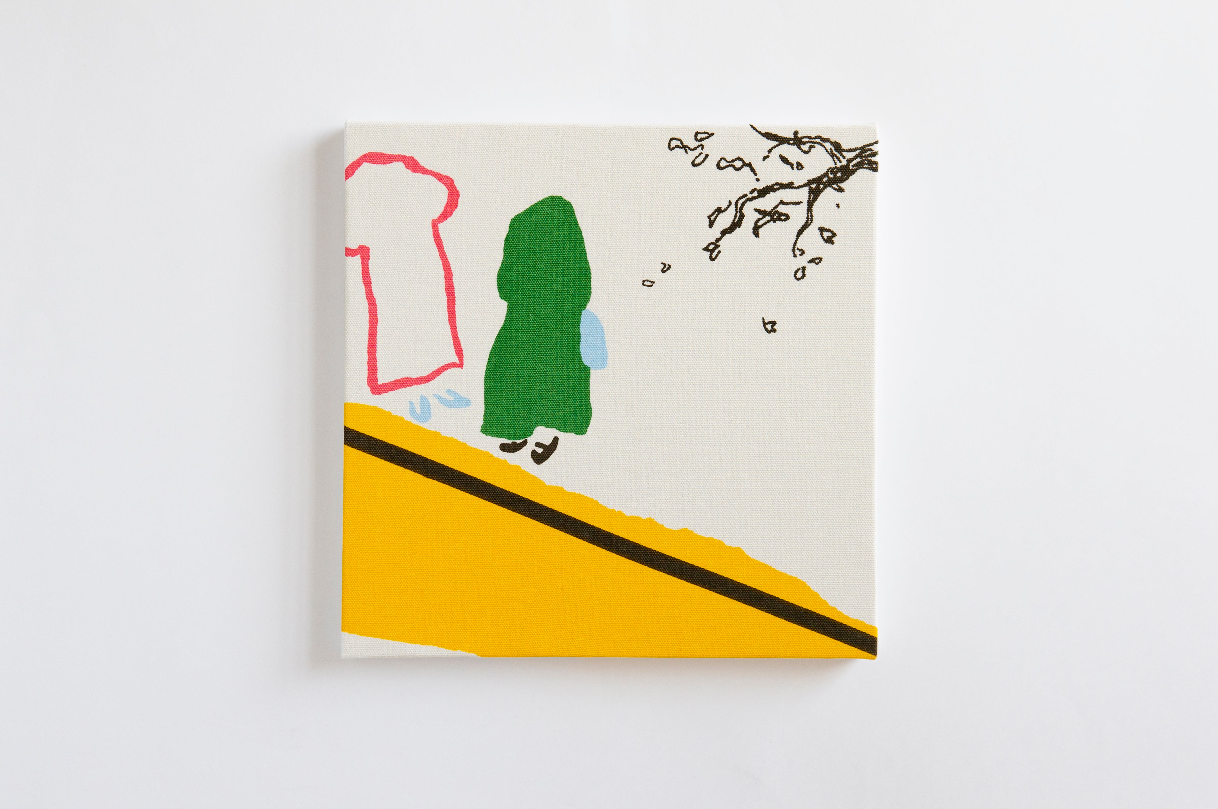 【美品】Kalappoオリジナルファブリックパネル「マチアワセ − white」 オリジナルファブリックパネル「マチアワセ − white」 | Kalappo