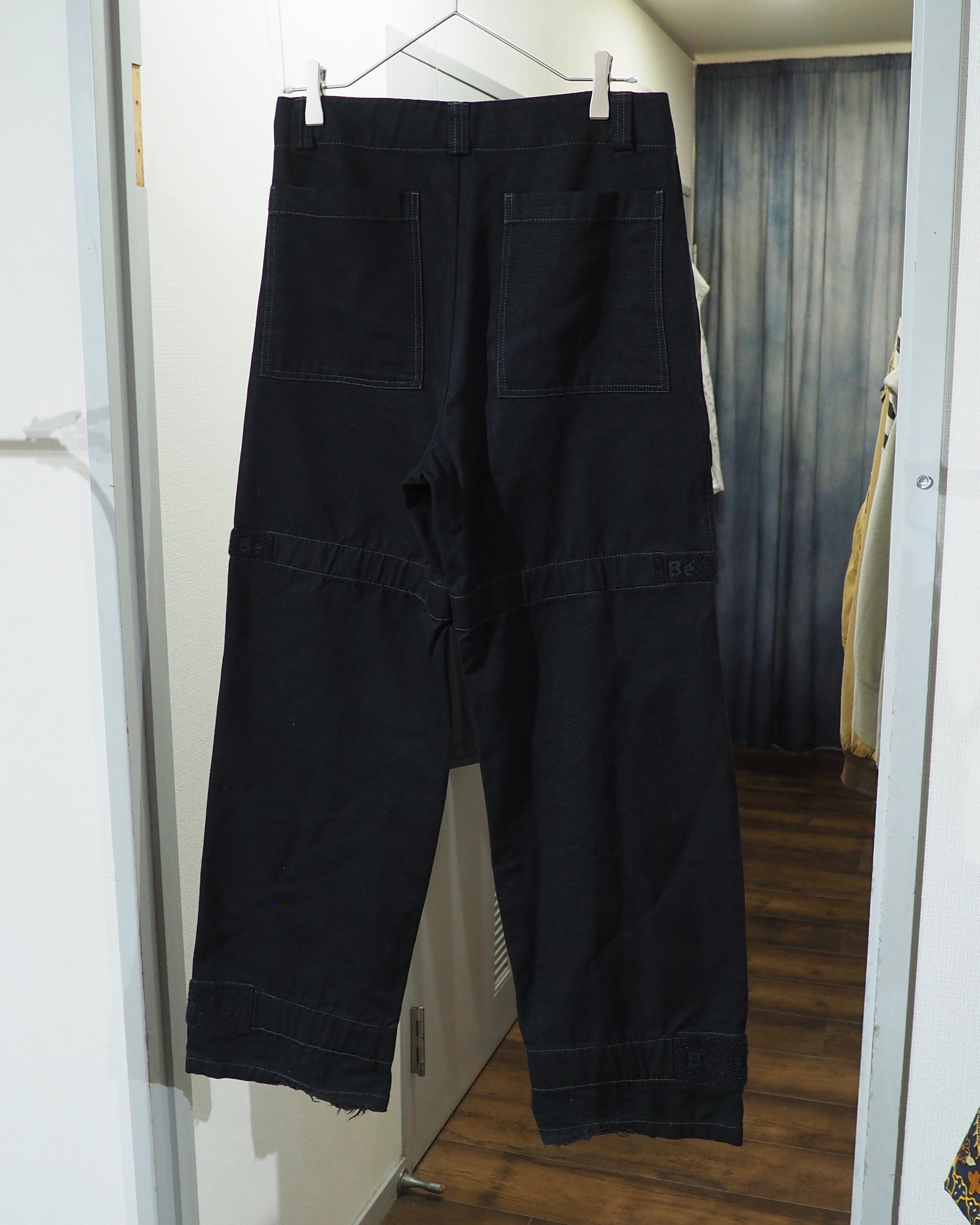 ” MARITHE + FRANCOIS GIRBAUD ” Black Shuttle Wide Cargo Pants