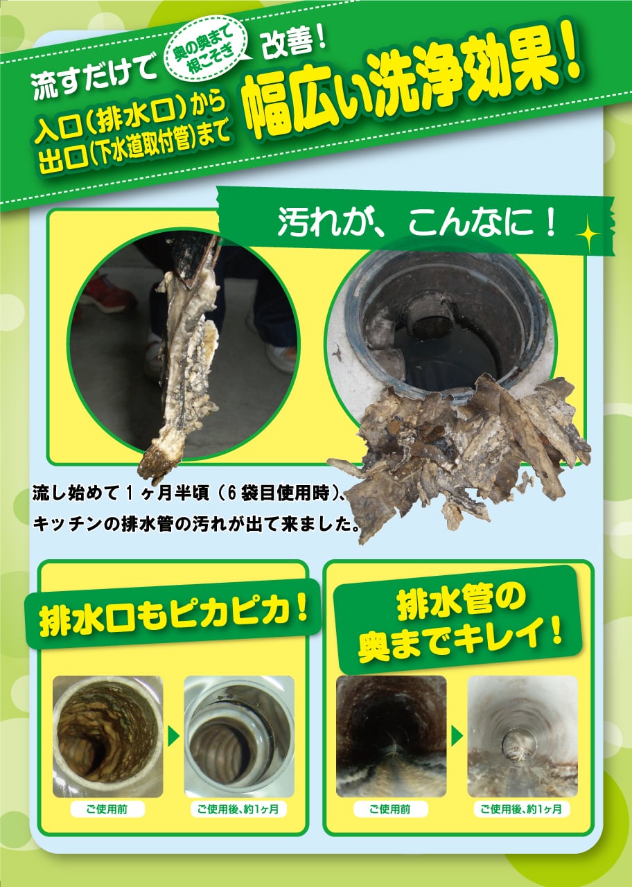 kとさせていただきます　500g 排水管洗浄液 500㎖ | スリーケー