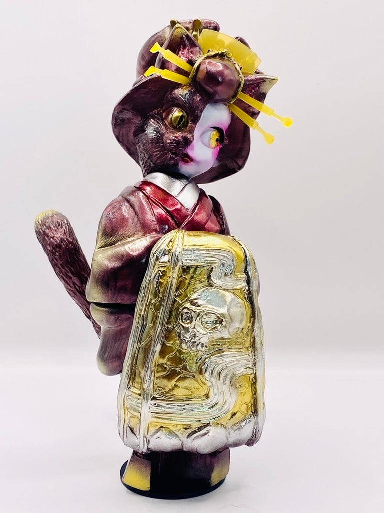 受注販売・個展開催記念アイテム】物ノ怪少女 化猫遊女〜地獄太夫・縁