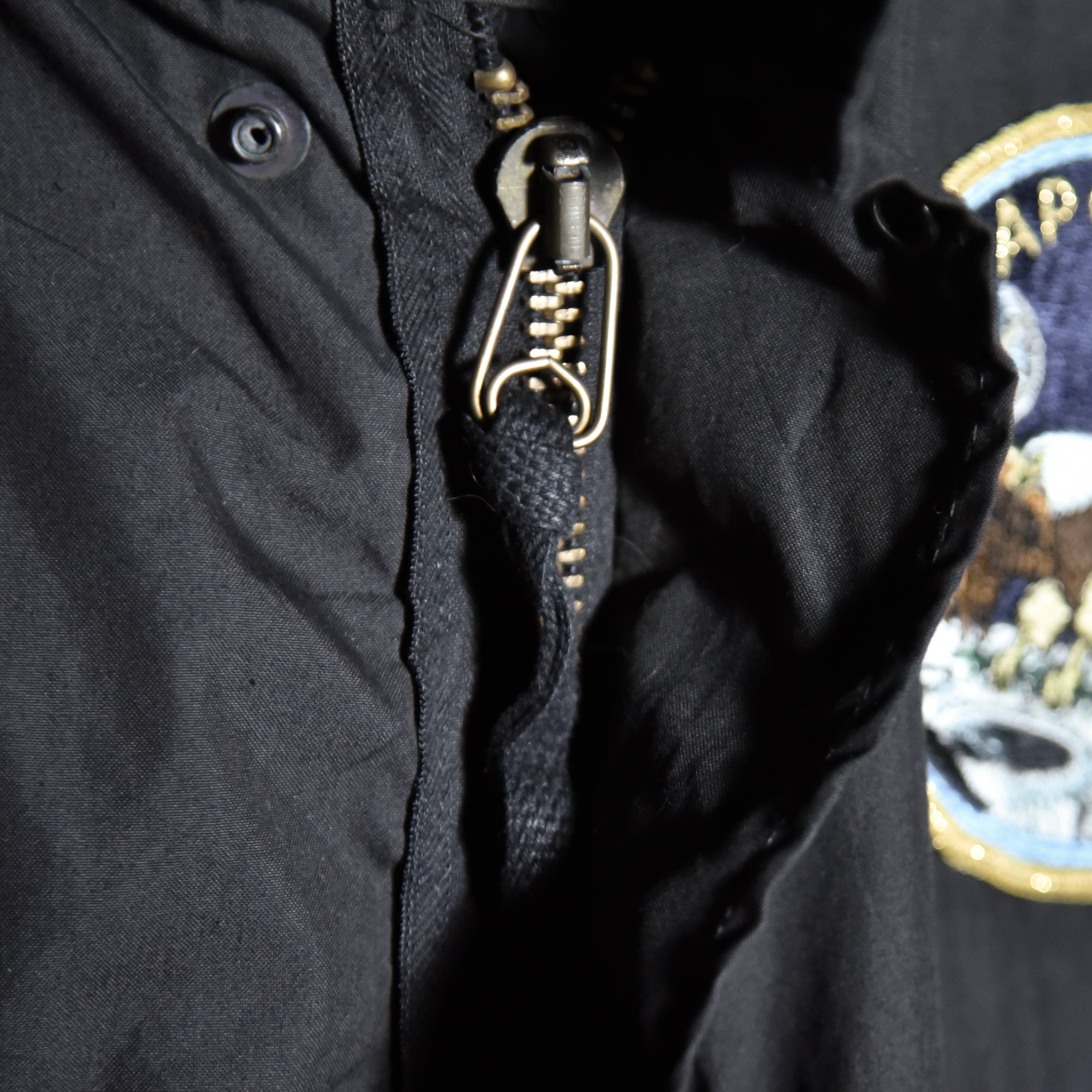 【ブラックジッパー】 US ARMY 70s DPSC製 M65 モッズコート ブラックジッパー】 US ARMY 70s DPSC製 M65 モッズコート