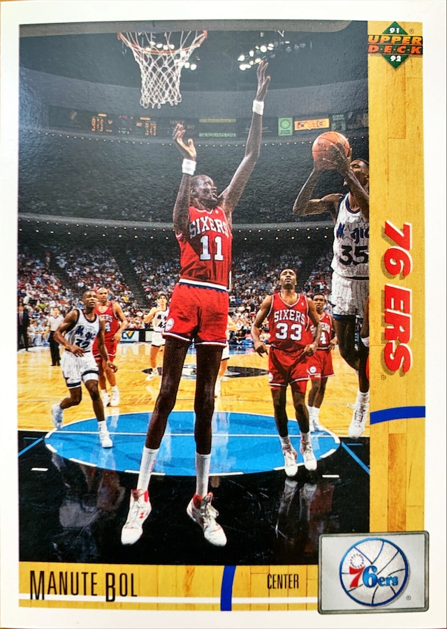 NBAカード 91-92UPPERDECK Manute Bol #178 76ERS