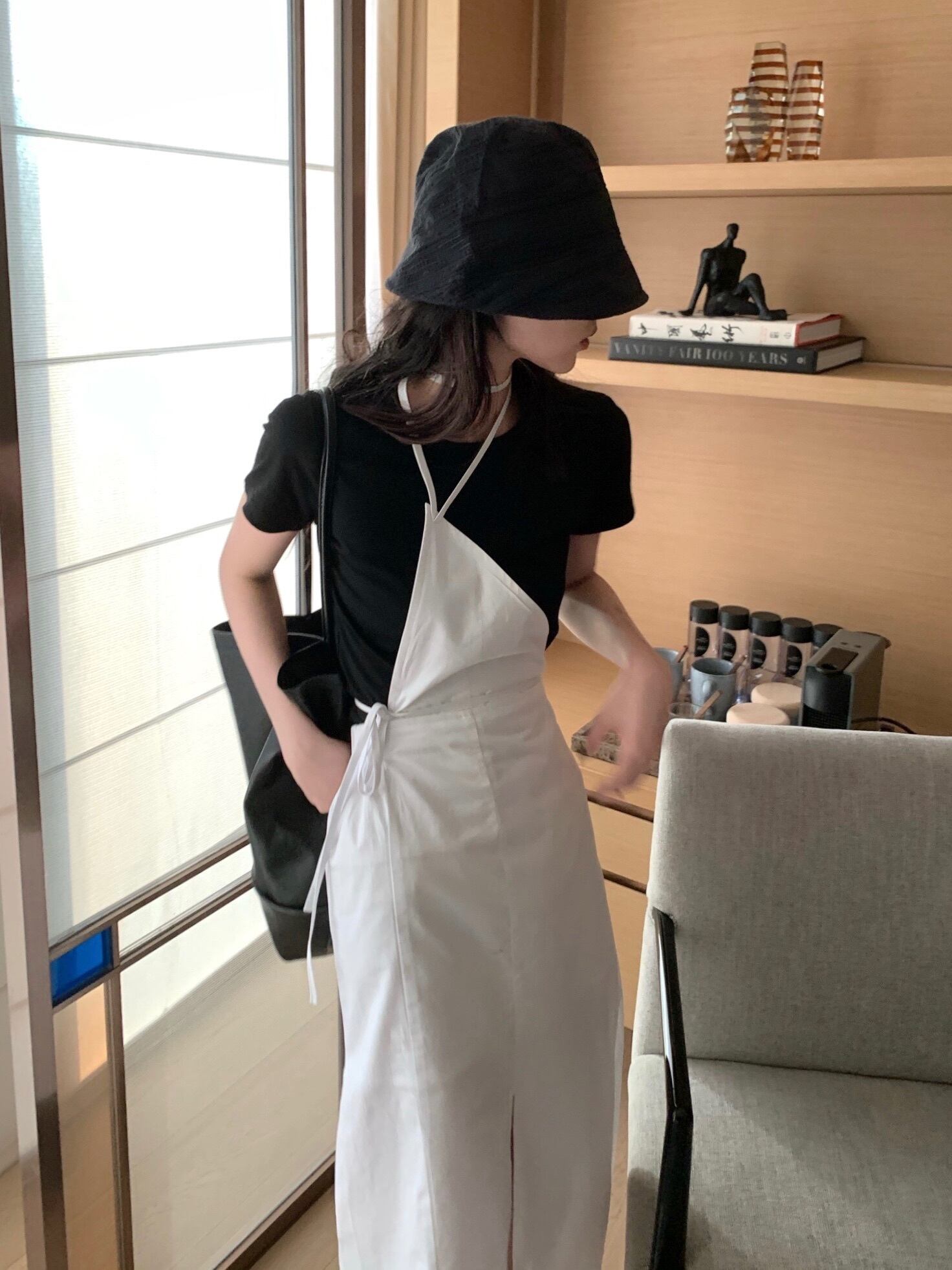 スタイルドレス サマーウェストスリムホルタースカート ストリート 夏物 ピュア モンロー27125591172