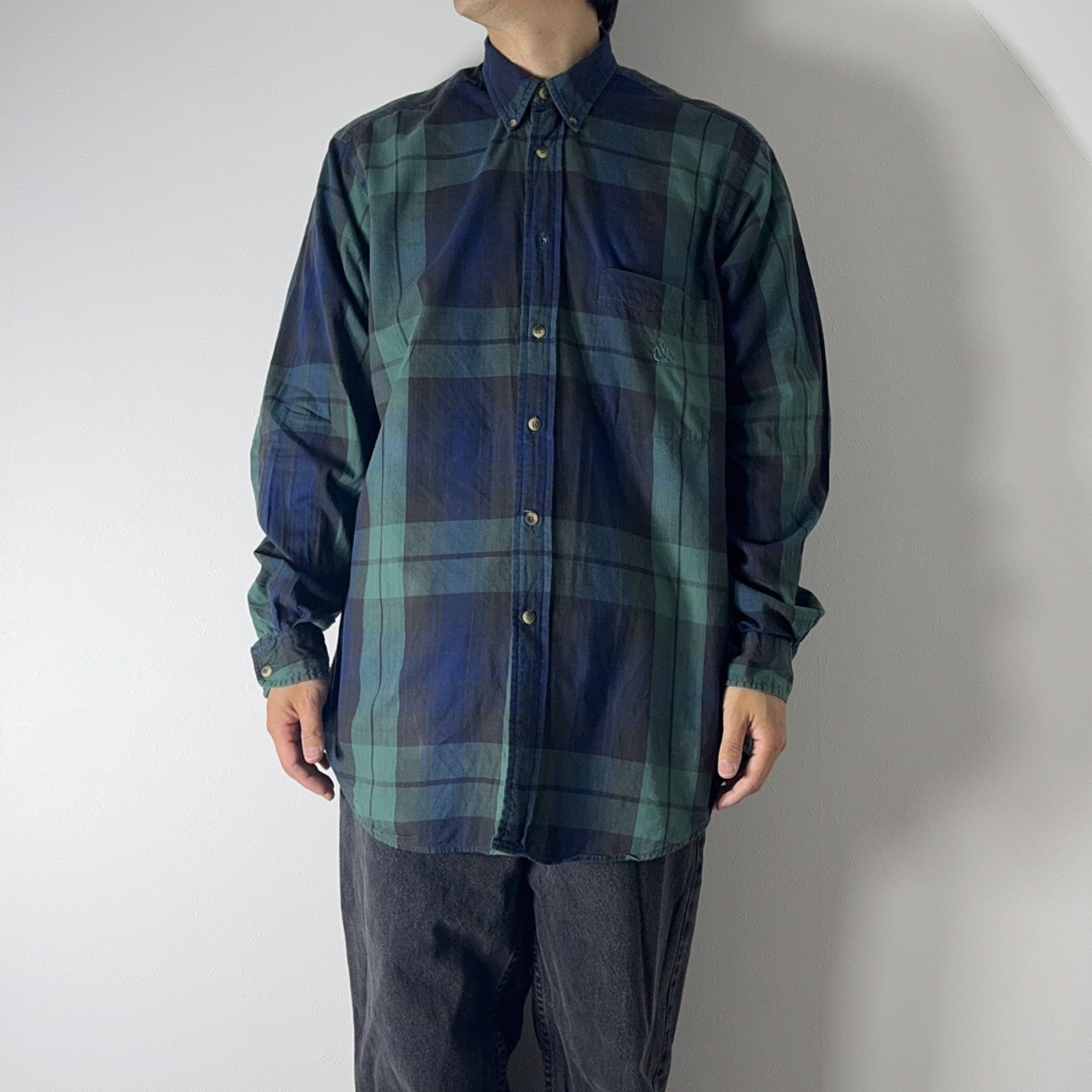 90s NAUTICA plaid shirt L 古着 - 13