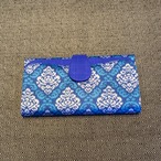 絣財布 シルク財布 財布 軽い財布 春財布 ブルー