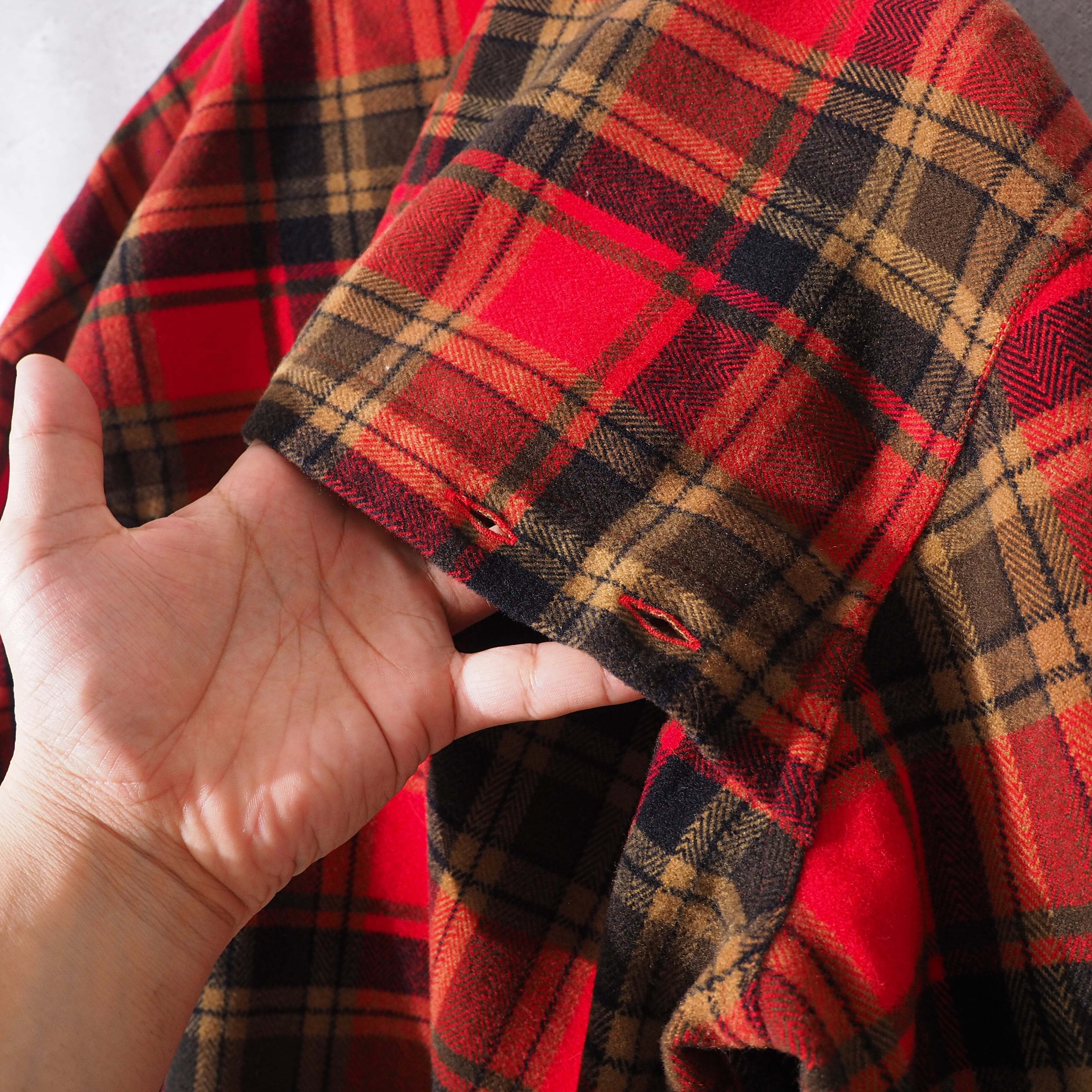 2000s " SOUTHPOLE " Flannel check Full zip shirt jacket