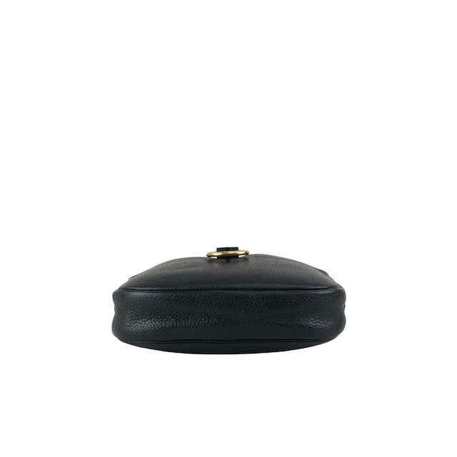 Christian Dior クリスチャン ディオール ショルダーバッグ ブラック CD レザー vintage ヴィンテージ オールド utsbka