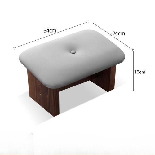 小さいスツール 高さ16cm ３カラー 緑 赤 グレー 無垢材 スツール 家庭用 玄関椅子 靴用スツール コーヒーテーブル用スツール 大人用 子供用 小さなスツール リビングルーム用 ドア用スツール