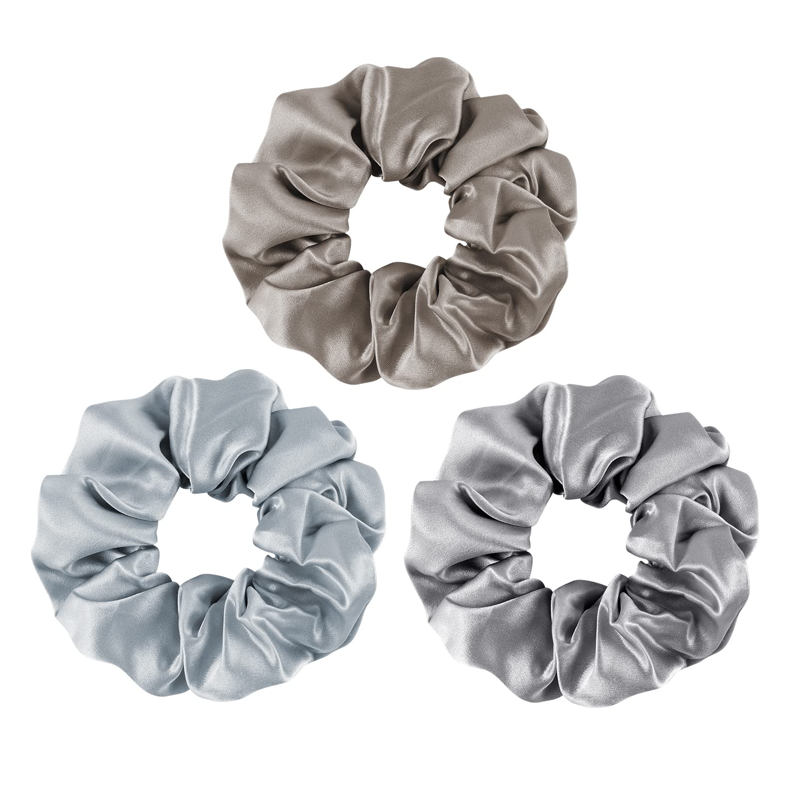 Faux ファッション heyep silk beaded fringe scrunchie