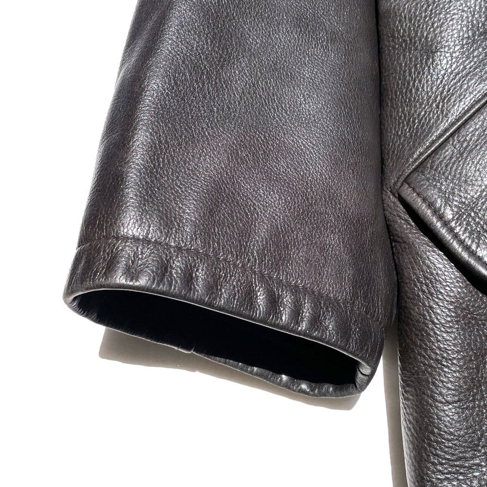 STRUCTURE URBAN WEAR] Vintage Deerskin Leather Half Jacket [1990s