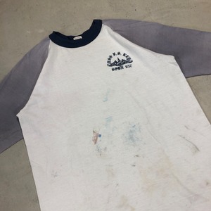1970s RUSSELL "USS F.S. KEY" RAGLAN T-SHIRT