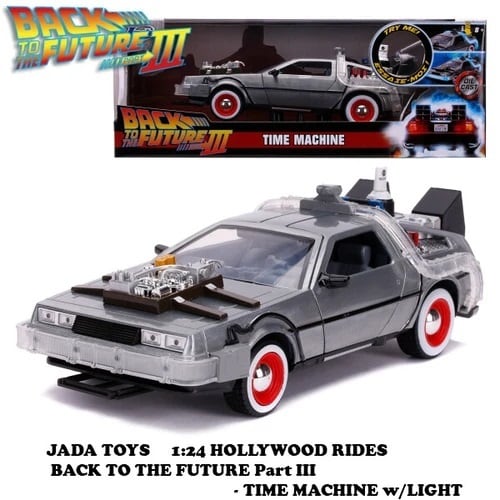 1:24 BACK TO THE FUTURE PART III - TIME MACHINE W/LIGHT