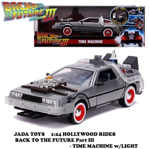 1:24 BACK TO THE FUTURE PART III - TIME MACHINE W/LIGHT