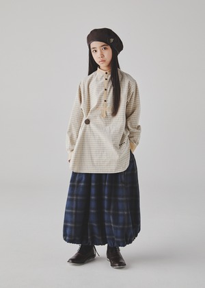 Band collar pullover shirt _L/XLサイズ