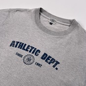 J.PRESS ジェイプレス プリント 半袖Tシャツ サイズ L /グレー/カレッジ/アイビー/トラッド/メンズ