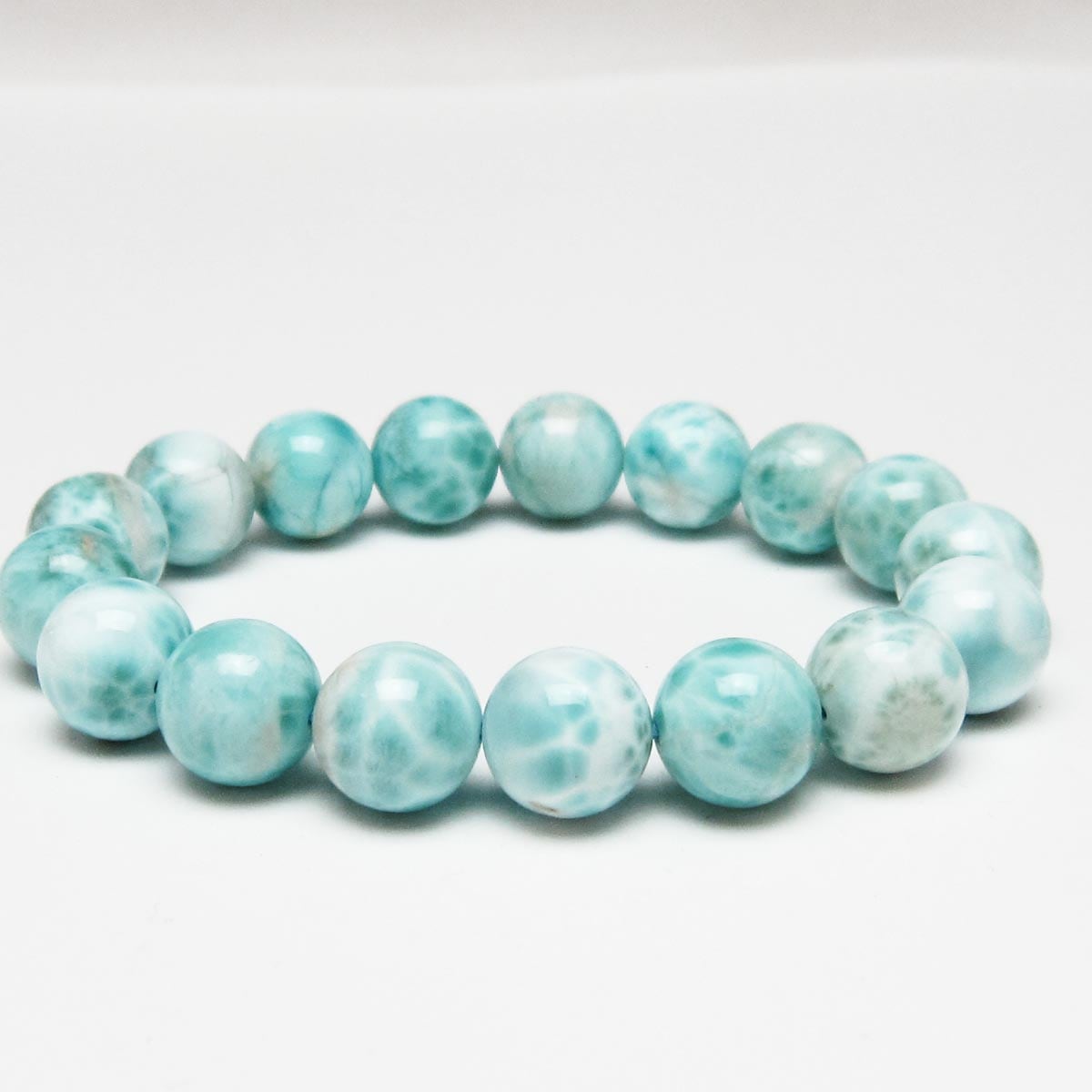 ラリマー ブレスレット 13mm 一点物 111-56537