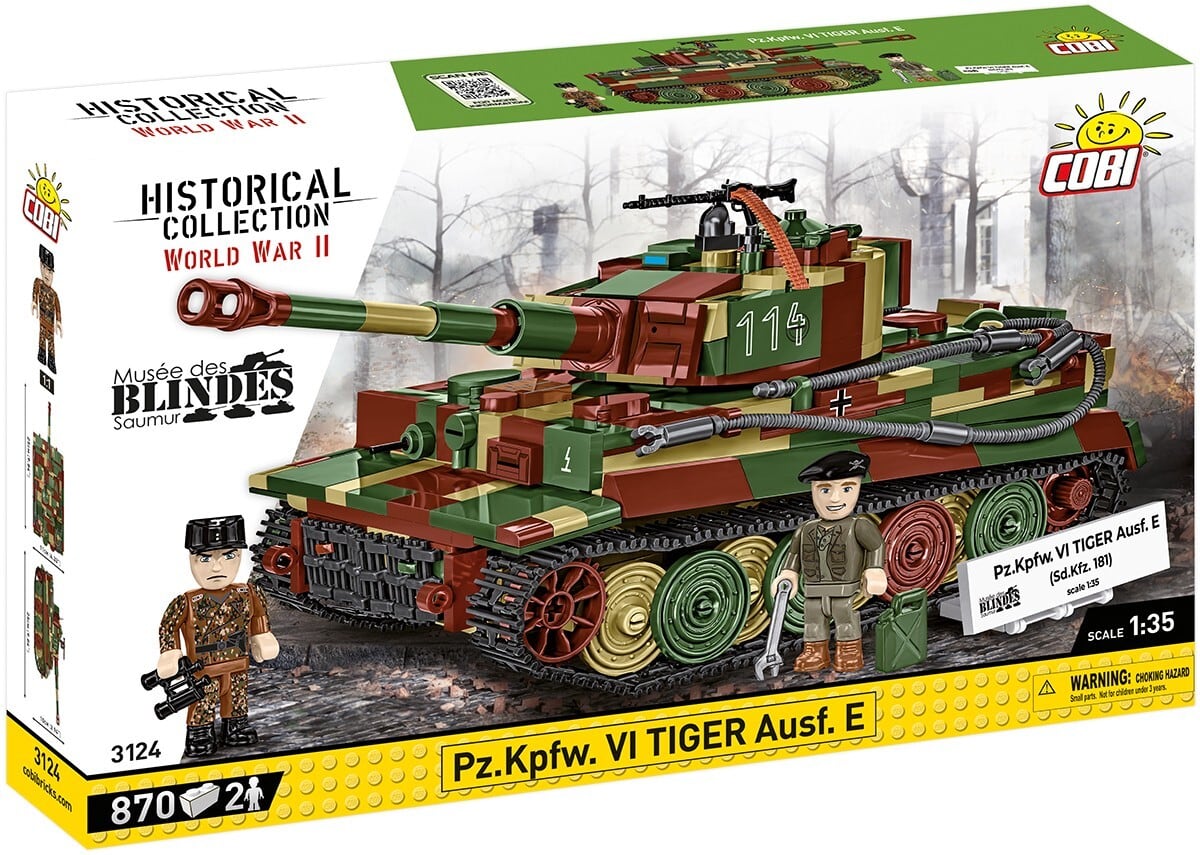 COBI #3124 ティーガーI 重戦車 | ミリタリーブロック公式オンライン