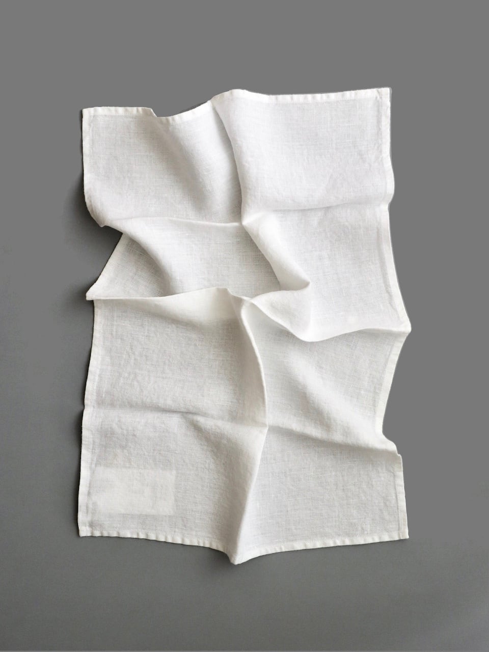 リネン キッチンタオル ホワイト|Linen Kitchen Towel White - LINEN TALES