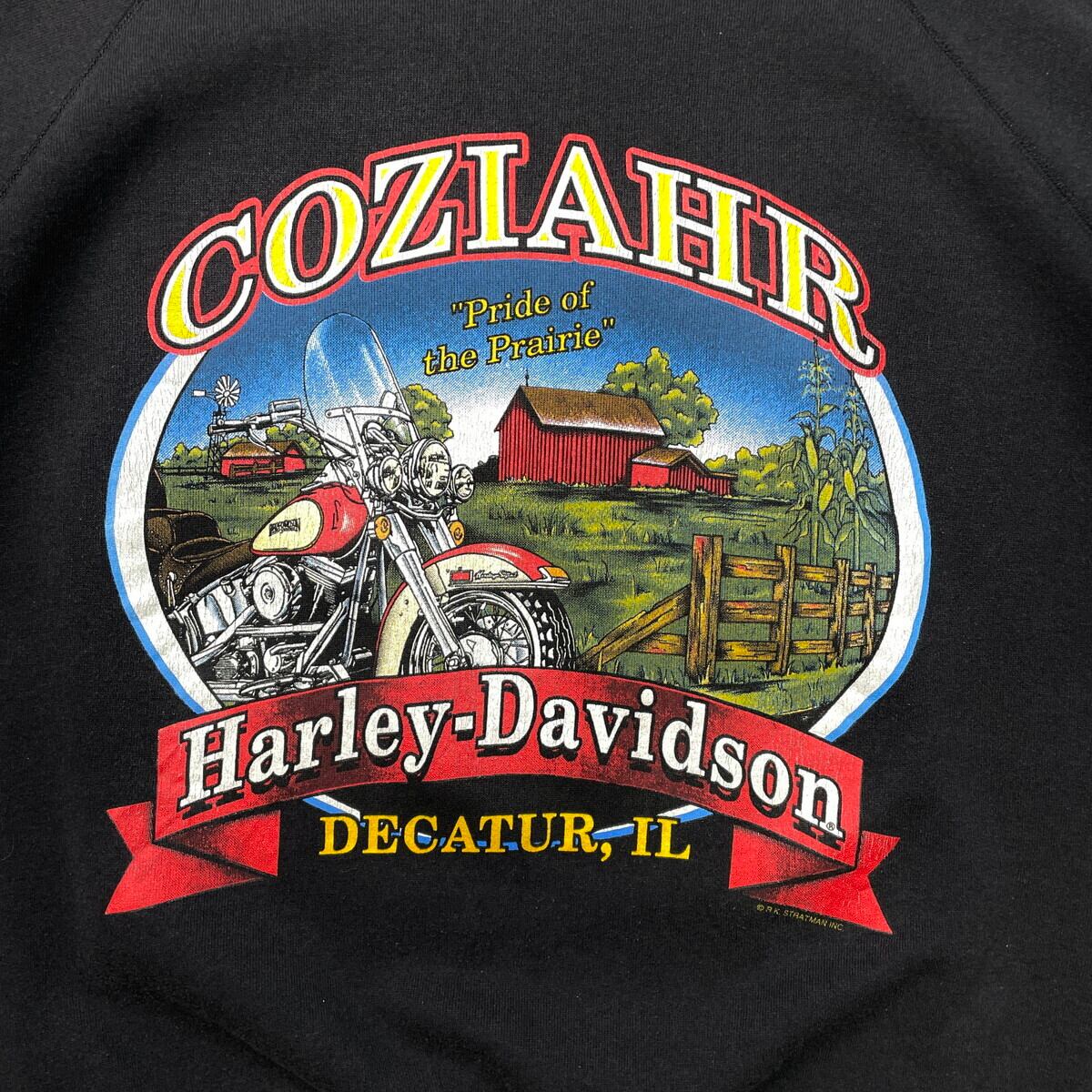 90s ハーレーダビッドソン ロゴ スウェット トレーナー 古着 vintage Harley Davidson - 90s ハーレーダビッドソン ロゴ スウェット